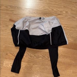 Half and half sweater